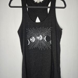 Warehouse Charcoal Lunar Phase Tank Top